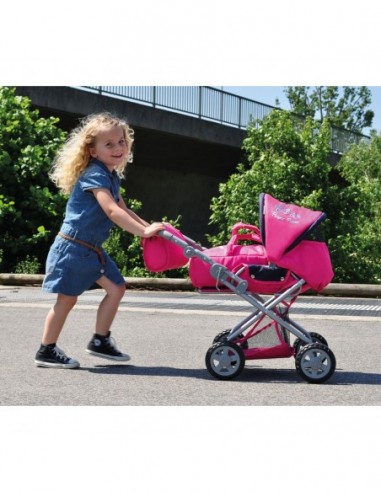 Carucior pentru papusi cu gentuta Kyra