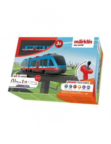 Tren de calatori cu telecomanda si...