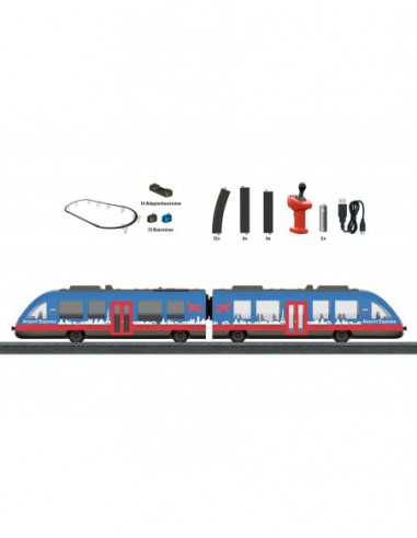 Tren de calatori cu telecomanda si...