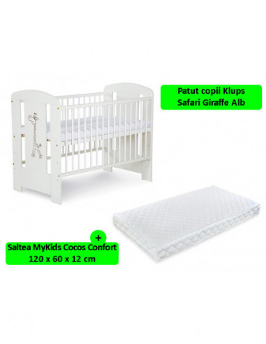 Patut Klups Safari Giraffe Alb +...