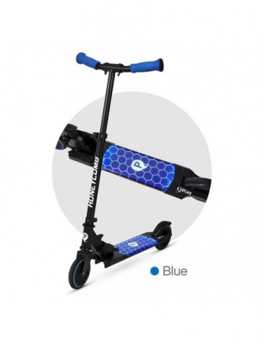 Trotineta LED QPlay Honeycomb Albastru