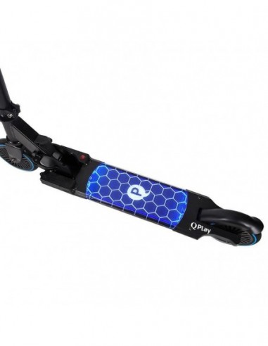 Trotineta LED QPlay Honeycomb Albastru