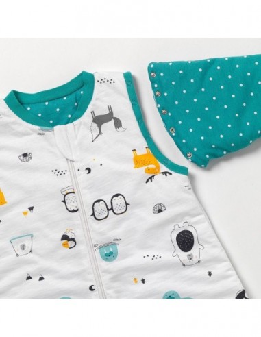 Sac de dormit cu picioruse si maneca...