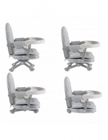 Scaun de masa copii Cangaroo Kiwi Grey