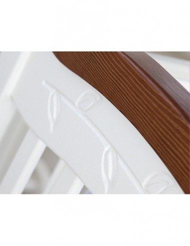 Patut lemn Cu Sertar Klups Iwo Alb Natur