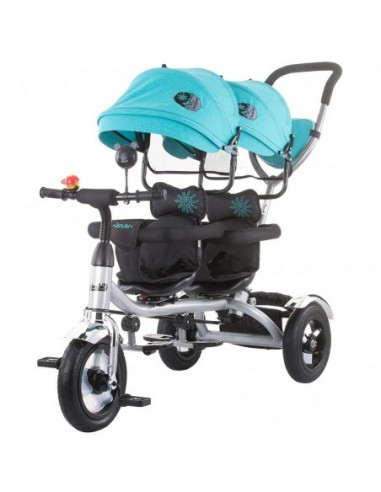 Tricicleta gemeni Chipolino 2Play mint