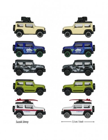 Set Majorette Suzuki Jimny cu 5...