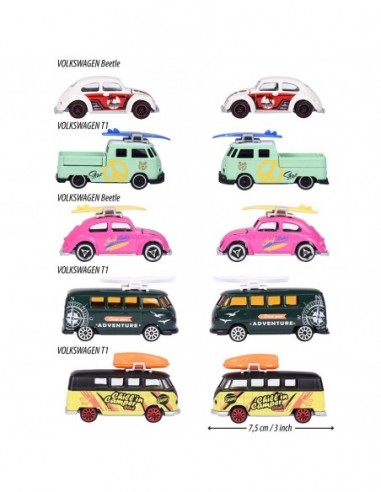 Set Majorette Volkswagen The...