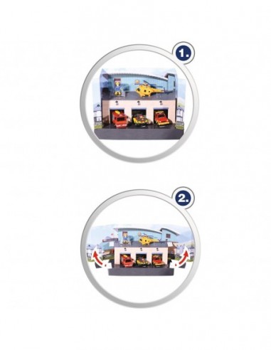 Pista de masini Dickie Toys Fireman...