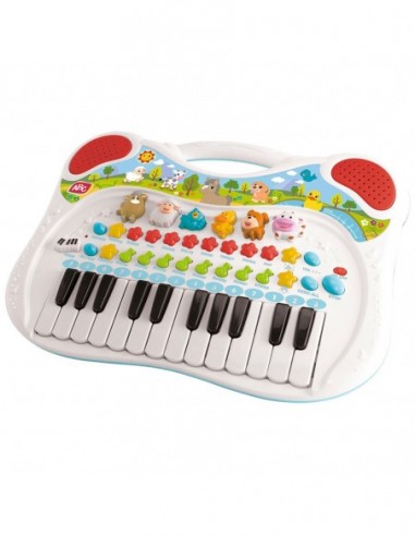 Jucarie Simba Orga ABC Animals alb