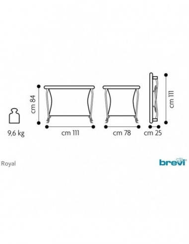 Brevi 584 Tarc de joaca Royal 668