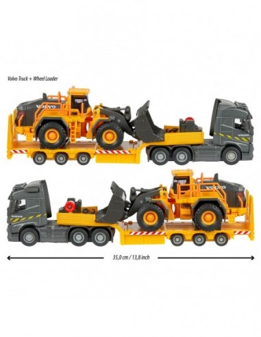 Camion Majorette Volvo cu remorca si...