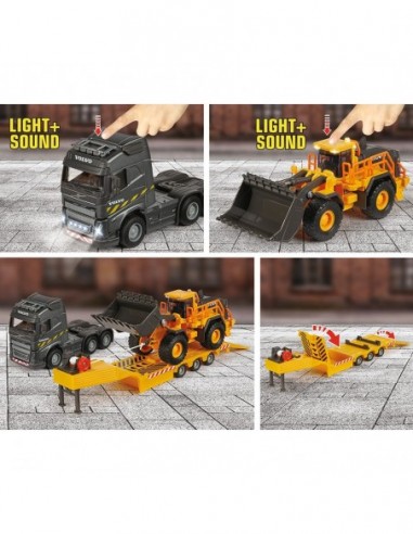 Camion Majorette Volvo cu remorca si...