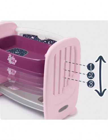 Patut Co-Sleeper pentru papusi Smoby...