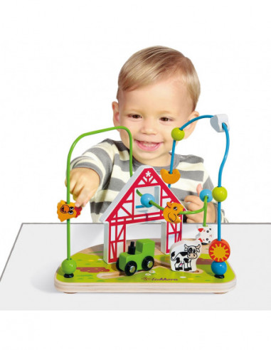 Jucarie Eichhorn Bead Maze Farm