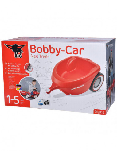 Remorca Big Bobby Car Neo red
