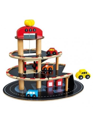 Parcare din Lemn cu 3 Etaje